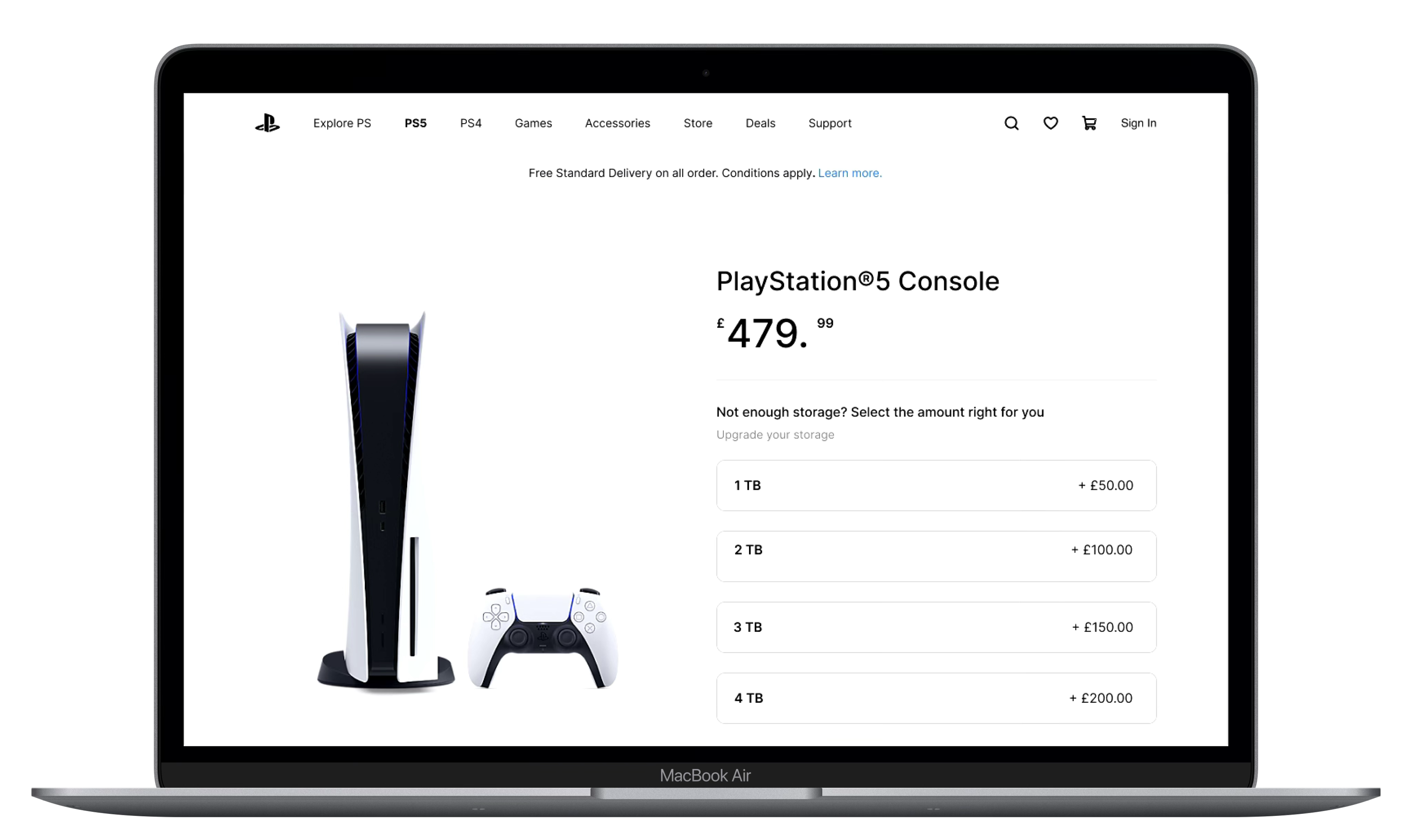 PlayStation Store product page